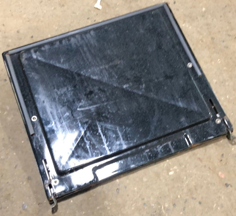 Used Magic Chef Oven Door, Black - 19 1/2" x 17"