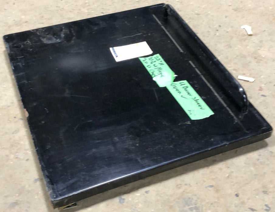 Used Magic Chef Oven Door, Black - 19 1/2" x 17"