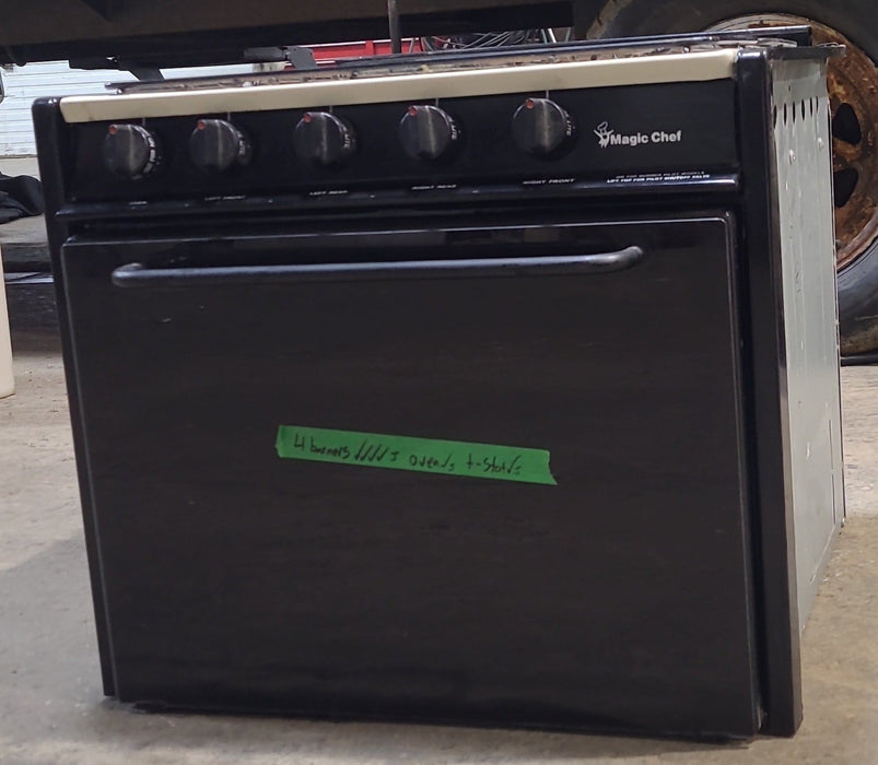 Used Magic Chef range stove 4-burner 18 1/2” H - 18RA-4Z
