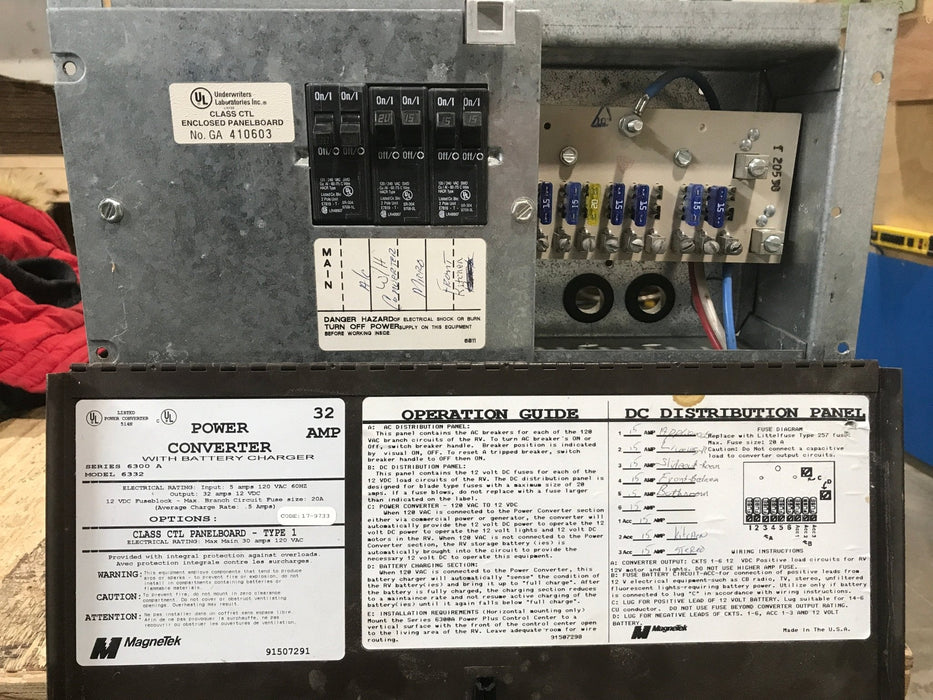 Used Magnetek 32 AMP Converter - Series 6300 A , Model 6332