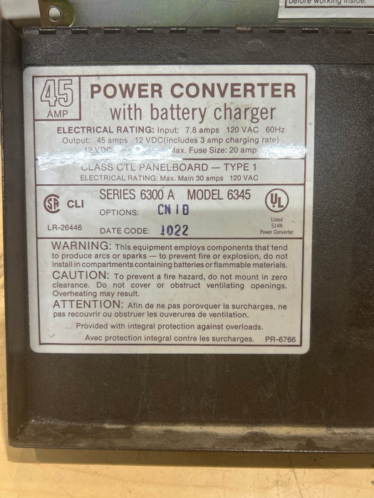 Used Magnetek 45 AMP Converter - Series 6300 A Model 6345