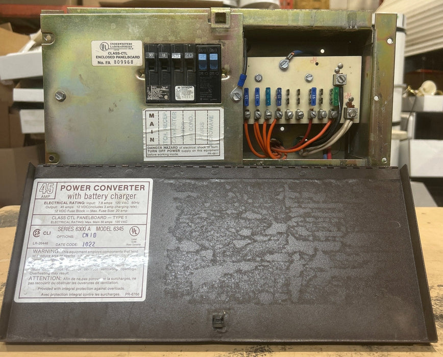 Used Magnetek 45 AMP Converter - Series 6300 A Model 6345