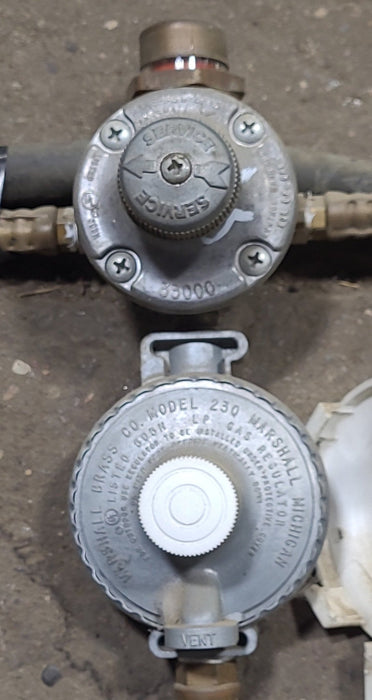 Used Marshall Propane Regulator Model 250- Full Assembly - Young Farts RV Parts