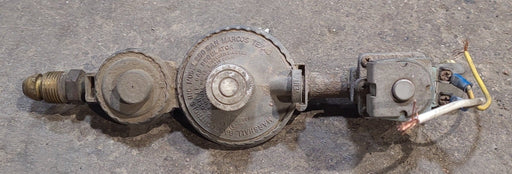 Used Marshall Propane Regulator Model 290 Setup - With 12V Shut Off Solenoid 12v - Young Farts RV Parts