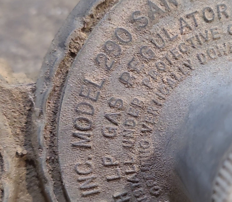 Used Marshall Propane Regulator Model 290 Setup - With 12V Shut Off Solenoid 12v - Young Farts RV Parts