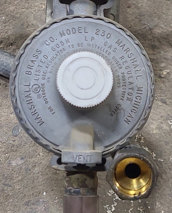 Used Marshall Propane Regulator Model 605H - Full Assembly - Young Farts RV Parts