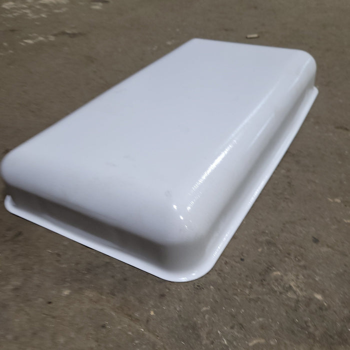 Used Metal Retro Off White Fridge Roof Vent