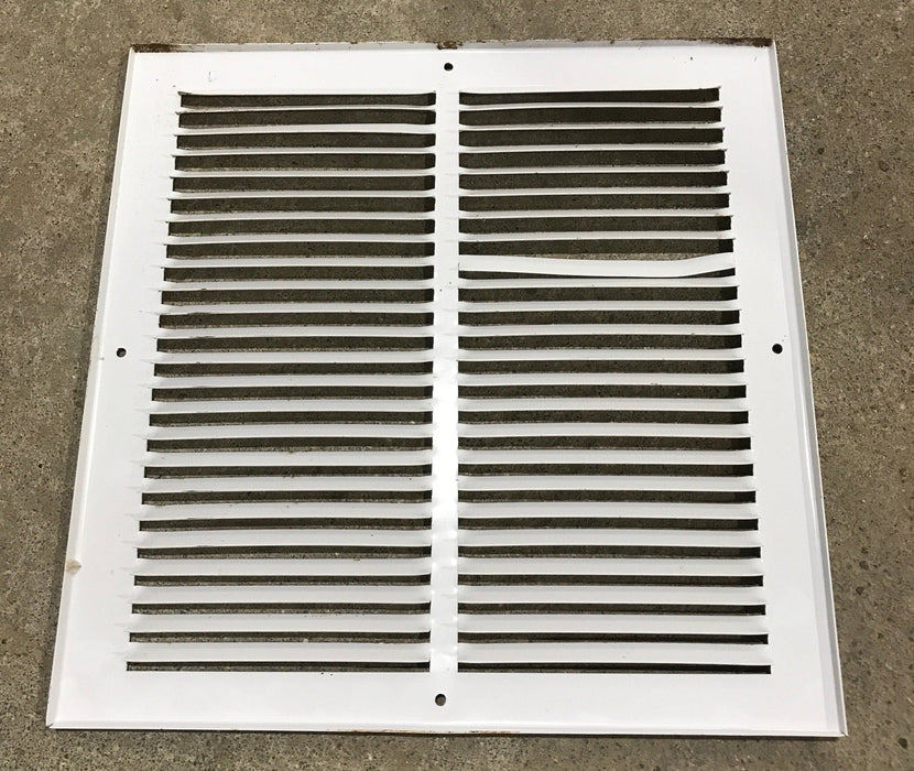 Used Metal RV Interior Furnace Access Door 13 3/4" W X 13 3/4" H