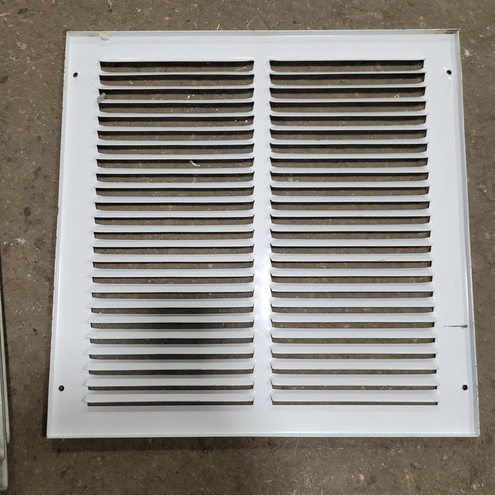 Used Metal RV Interior Furnace Access Door 13 3/4" W X  13 3/4" H