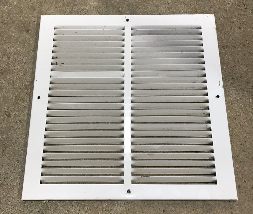 Used Metal RV Interior Furnace Access Door 13 3/4" W X 13 3/4" H