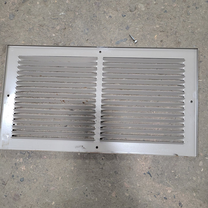 Used Metal RV Interior Furnace Access Door 17 3/4" W X  9 3/4" H