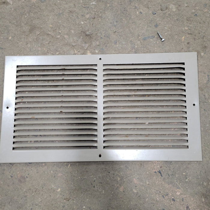 Used Metal RV Interior Furnace Access Door 17 3/4" W X  9 3/4" H