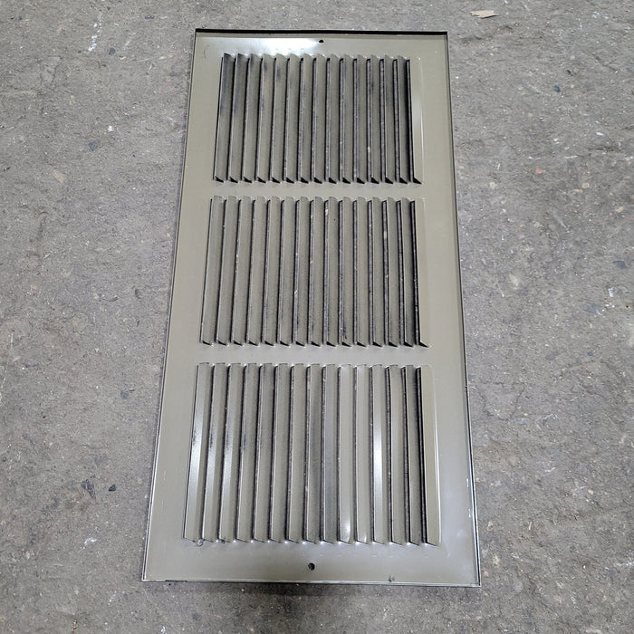 Used Metal RV Interior Furnace Access Door 19 3/4" W X  9 3/4" H