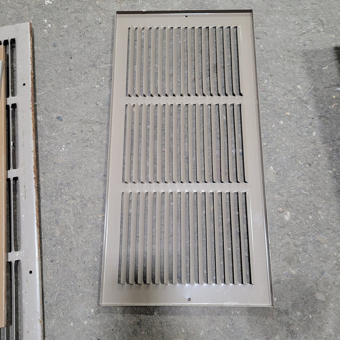 Used Metal RV Interior Furnace Access Door 19 3/4" W X  9 3/4" H