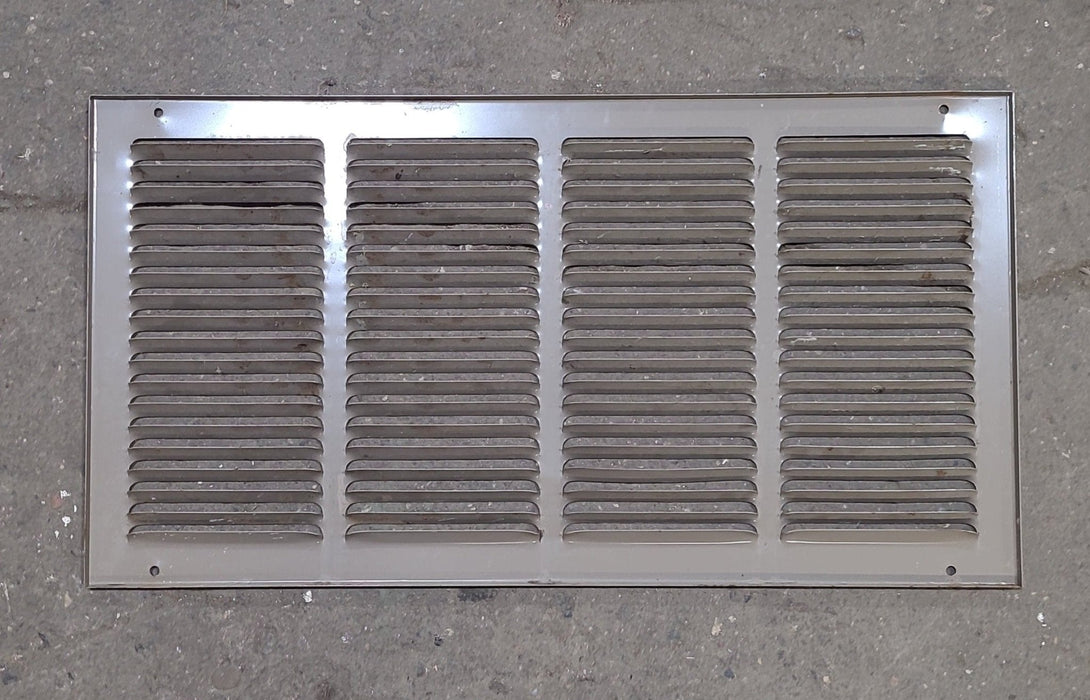 Used Metal RV Interior Furnace Access Door 21 1/4" W X  11 3/8" H