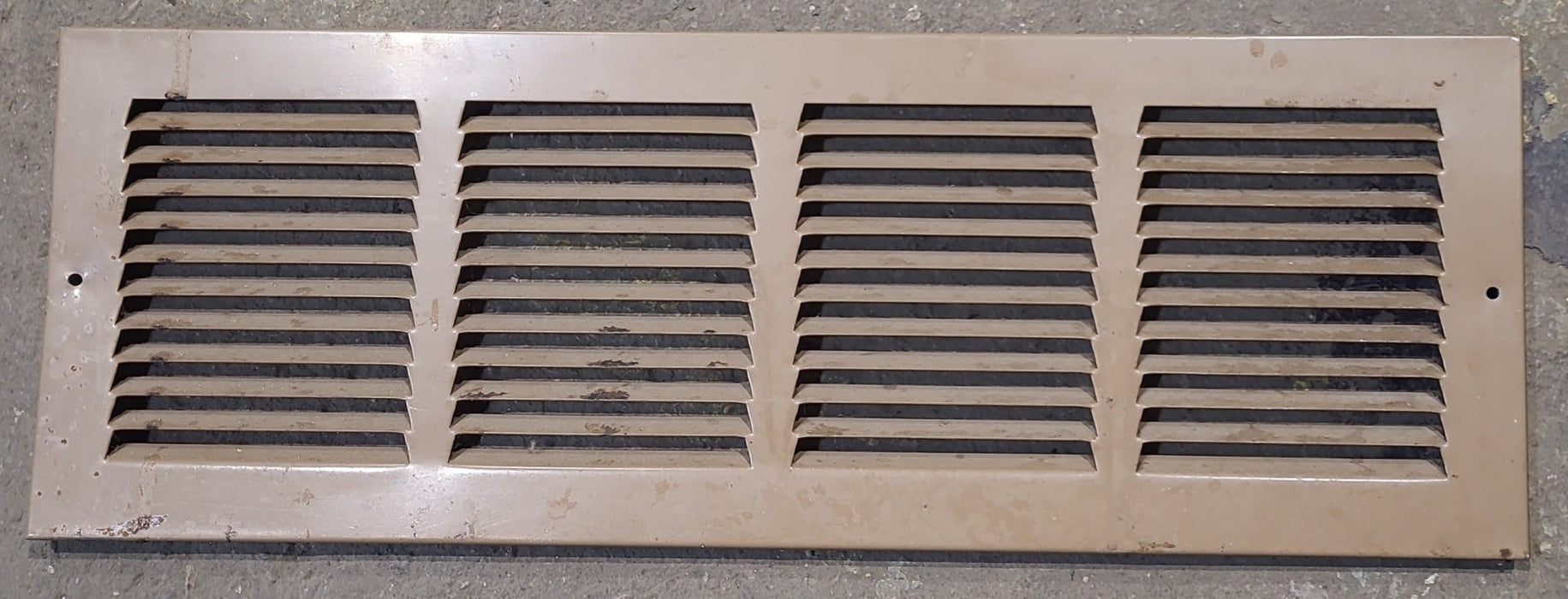 Used Metal RV Interior Furnace Access Door 21 5/8" W x 7 5/8" H
