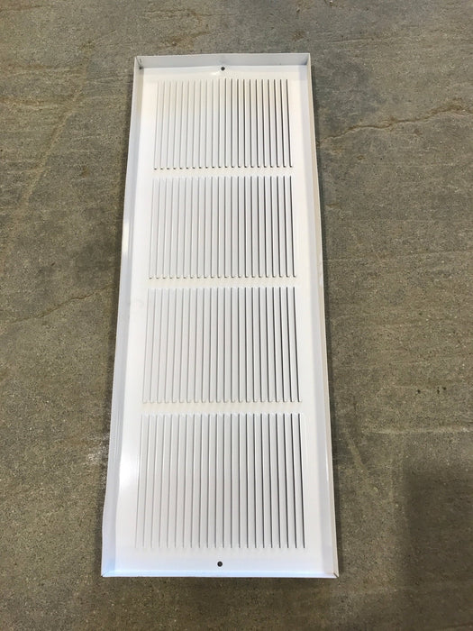 Used Metal RV Interior Furnace Access Door 25 1/4" W X  9 1/4" H