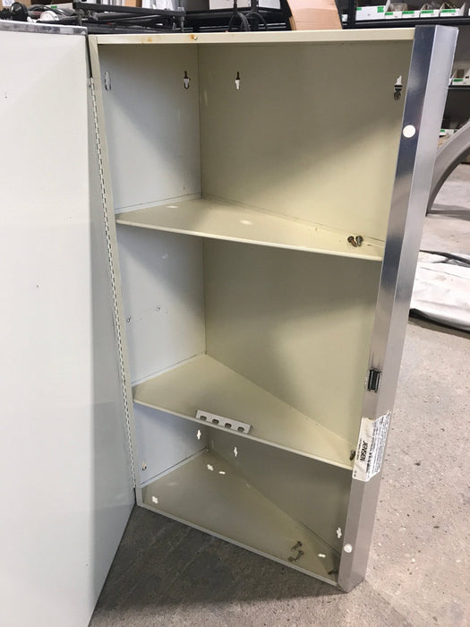 Used Mirrored Medicine Corner Cabinet