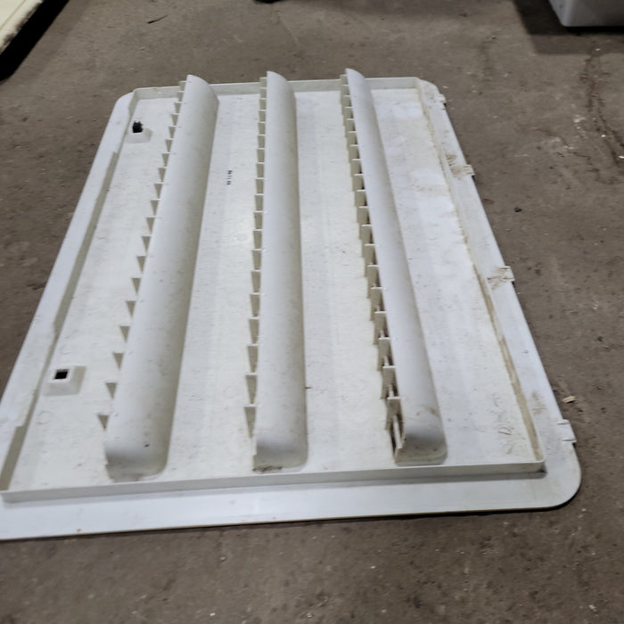 Used Norcold 617778 - Yellowed Air Intake Side Refrigerator Vent- NO FRAME