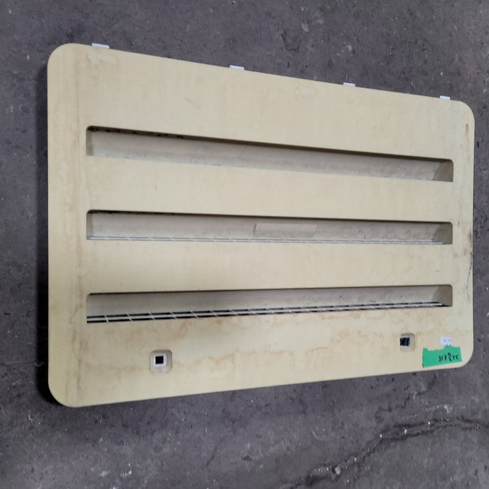 Used Norcold 617778 - Yellowed Air Intake Side Refrigerator Vent- NO FRAME