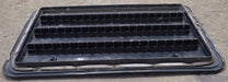 Used Norcold 621156 - Black Air Intake Side Refrigerator Vent- HAS FRAME - Young Farts RV Parts