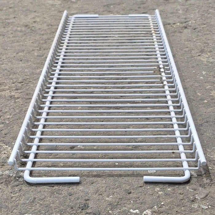 Used Norcold Fridge Wire Shelf, Short, White, 27 1/2" X 8 5/8" - 618849 , 632436 - Young Farts RV Parts