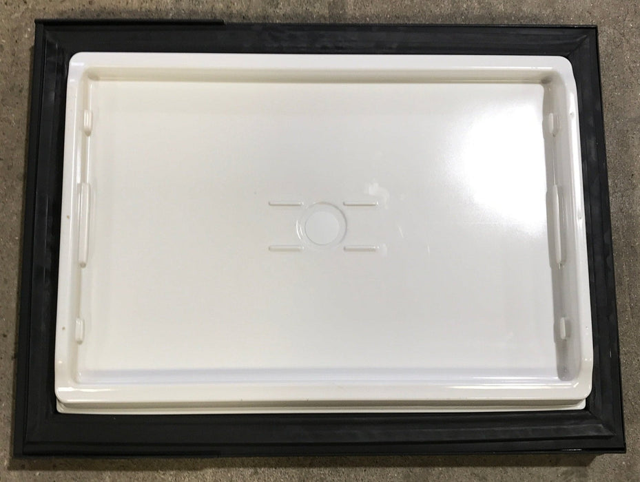 Used Norcold Refrigerator Freezer Door 638530 - 21 7/8" W x 16 1/2" H