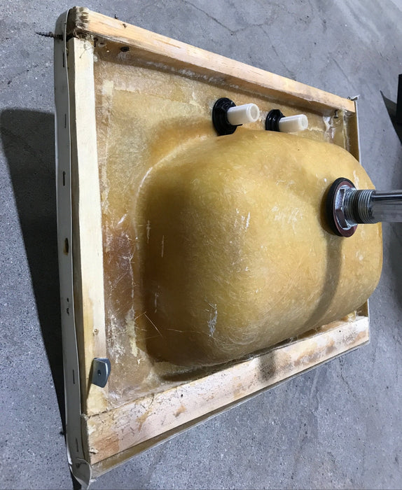 Used Bathroom Sink, Off-White - 20" X 15 1/2"