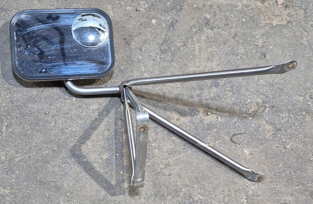Used Old Style Motorhome Side View Mirror- Passenger Side