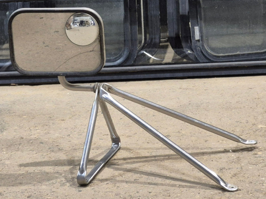 Used Old Style Motorhome Side View Mirror- Passenger Side