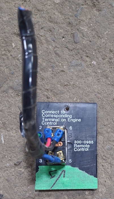 Used Onan Cummins Remote Panel Switch 55-9315 300-0985