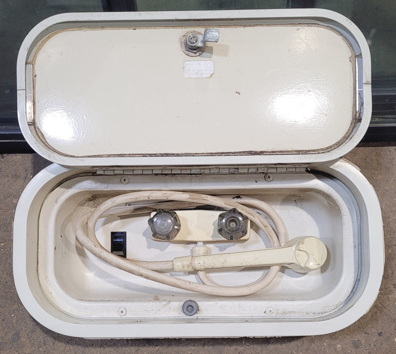 Used Outdoor Shower 17 1/8" W x 8 1/8" H