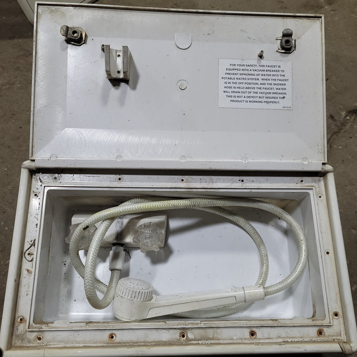 Used Outdoor Shower 18-1/4 W x 10-1/4 H