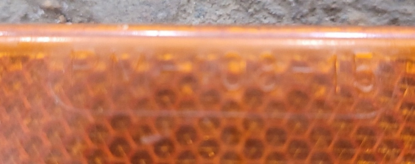 Used PM-108-15 SAE-AP2-79 Replacement Lens for Marker Light - Amber