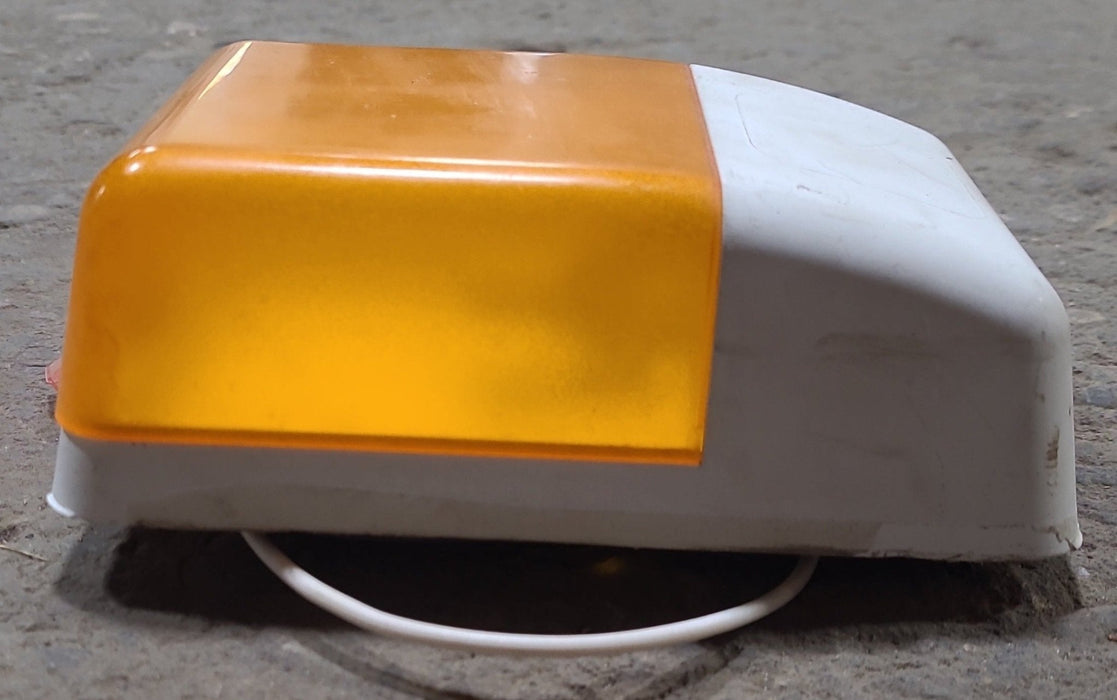 Used Porch Light 6" x 4" - Amber - No Switch