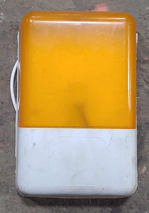 Used Porch Light 6" x 4" - Amber - No Switch