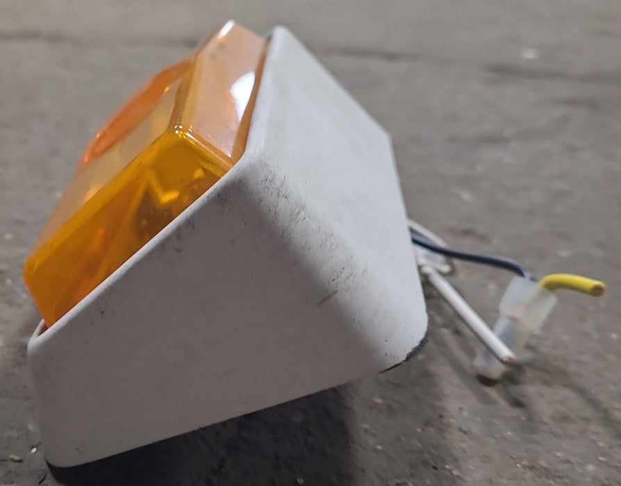 Used Porch Light - Amber Lens - 5 7/8" X 3 1/2" - No Switch