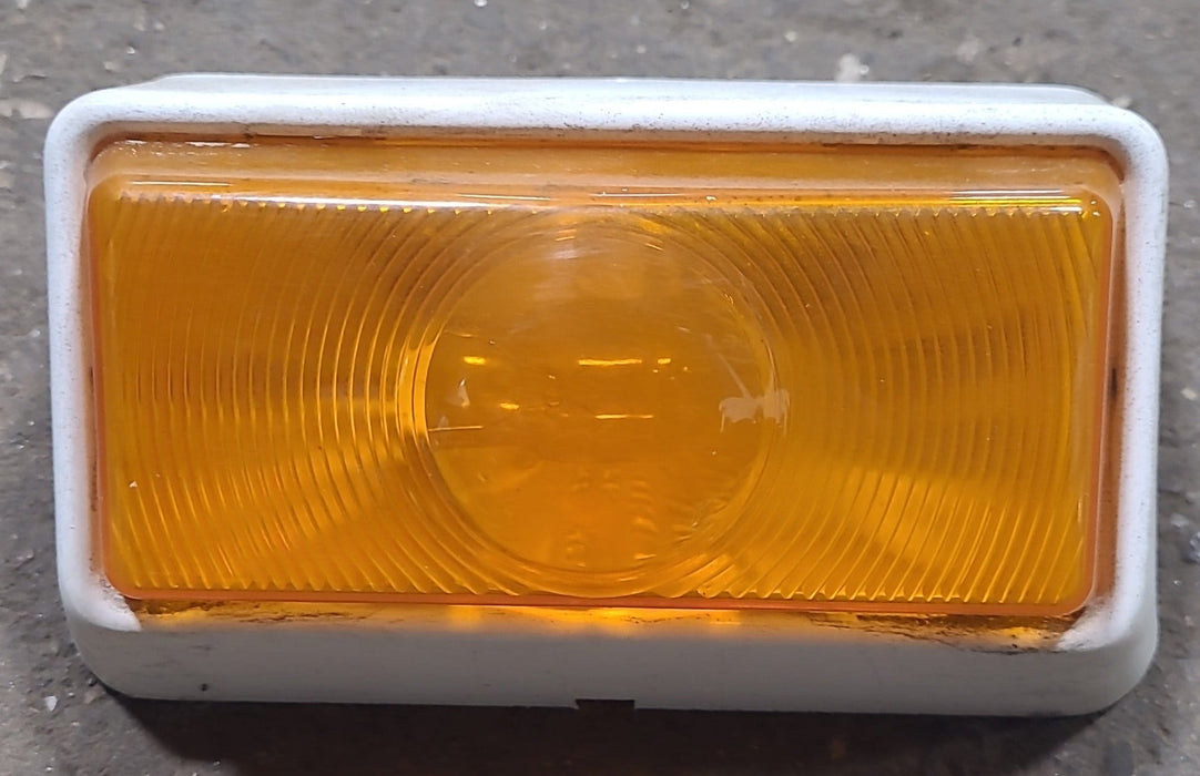 Used Porch Light - Amber Lens - 5 7/8" X 3 1/2" - No Switch