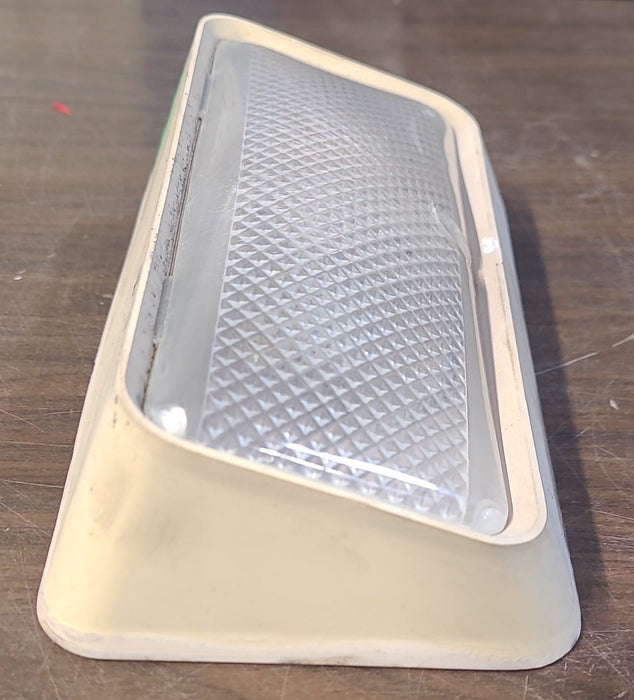 Used Porch Light - Clear Lens -  6 3/8" X 3 1/2" - No Switch