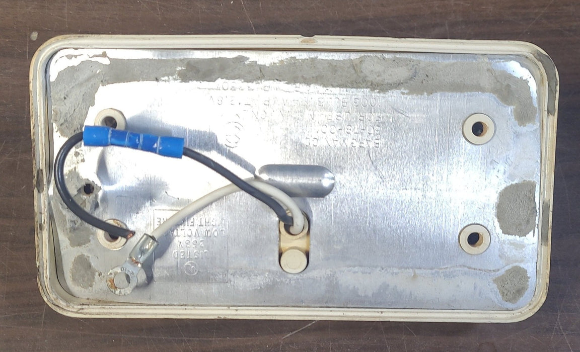 Used Porch Light - Clear Lens -  6 3/8" X 3 1/2" - No Switch