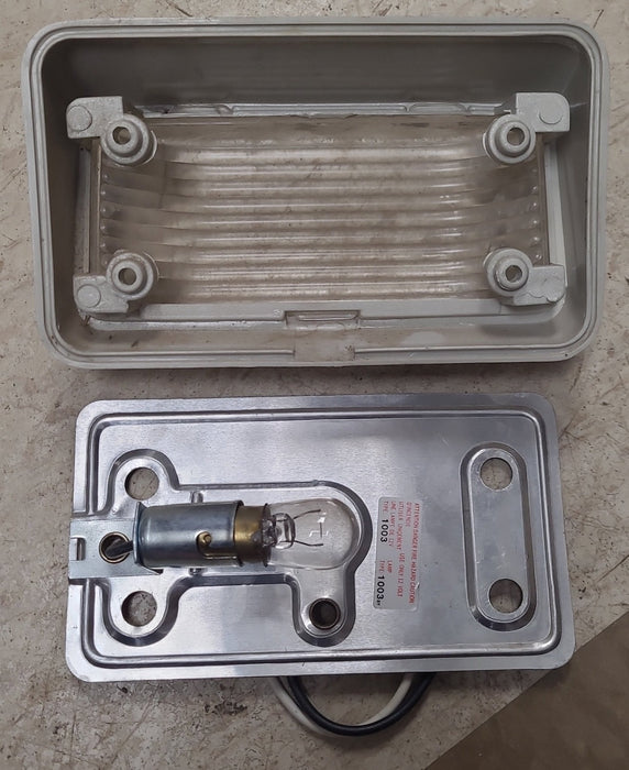 Used Porch Light - Clear Lens - 6" X 3 1/2" - No switch