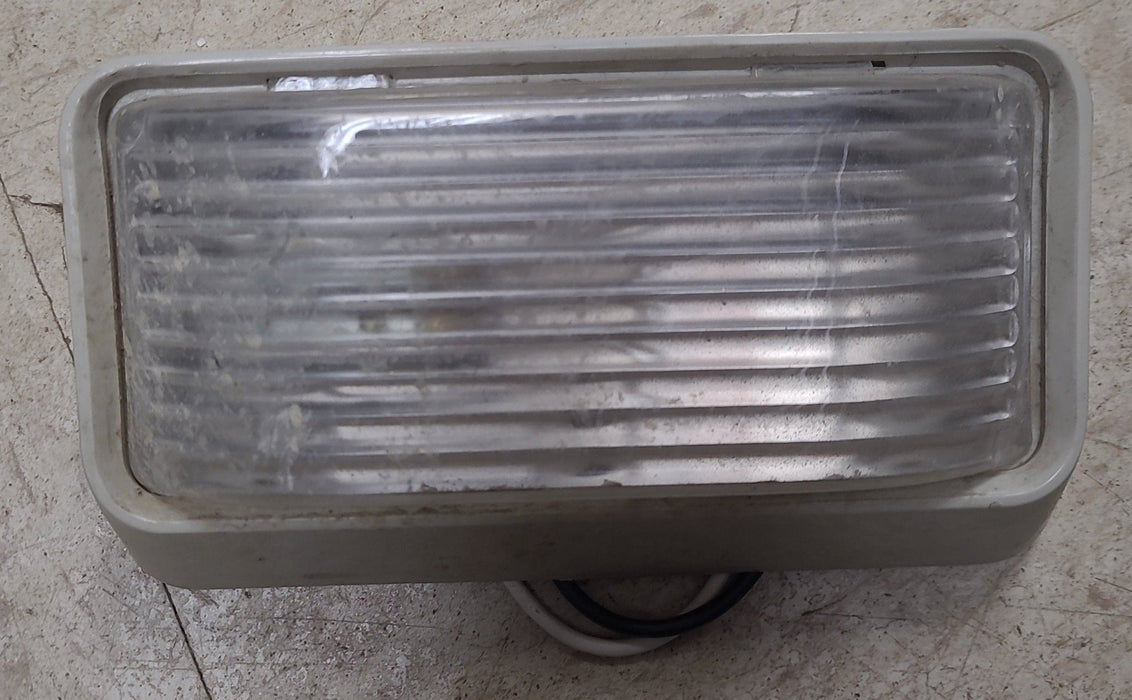 Used Porch Light - Clear Lens - 6" X 3 1/2" - No switch