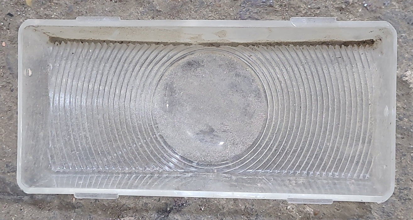 Used Porch Light Replacement Lens, Clear 4 7/8" X 2 1/4"
