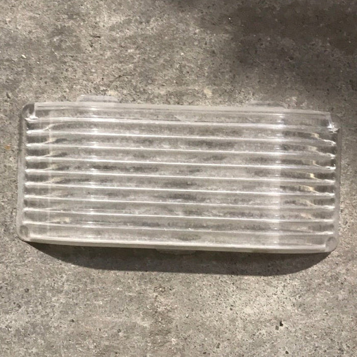 Used Porch Light Replacement Lens, Clear 5 1/4" X 2 1/4"