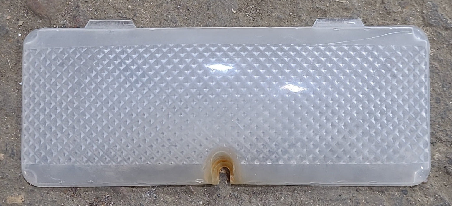 Used Porch Light Replacement Lens, Clear 5 7/8" X 2 3/8"