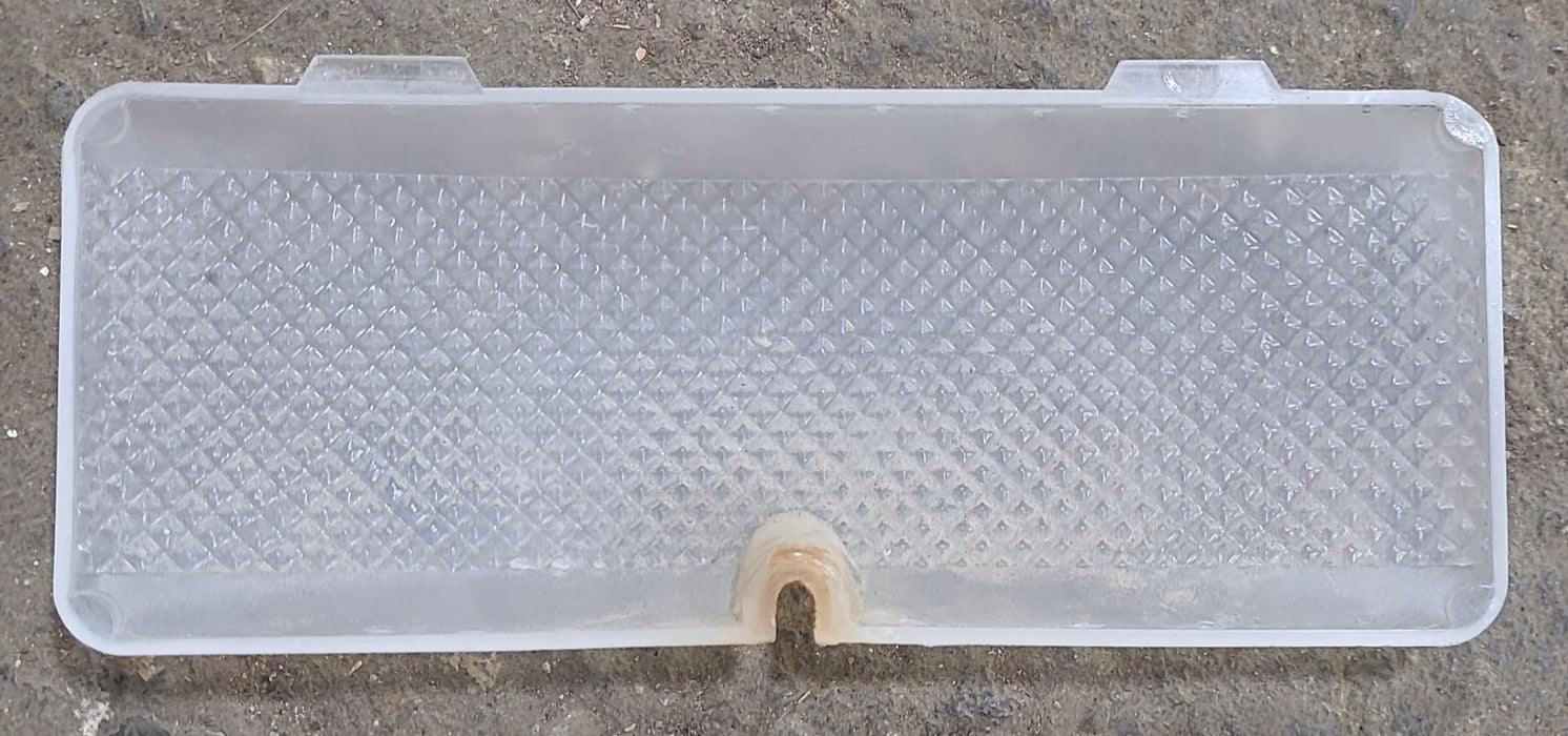 Used Porch Light Replacement Lens, Clear 5 7/8" X 2 3/8"