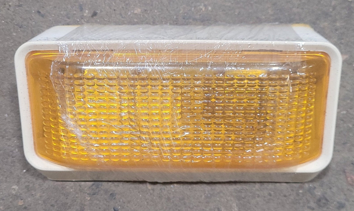 Used Porch Lights - Amber Lens - 6 3/8" X 3 1/2" - No Switch