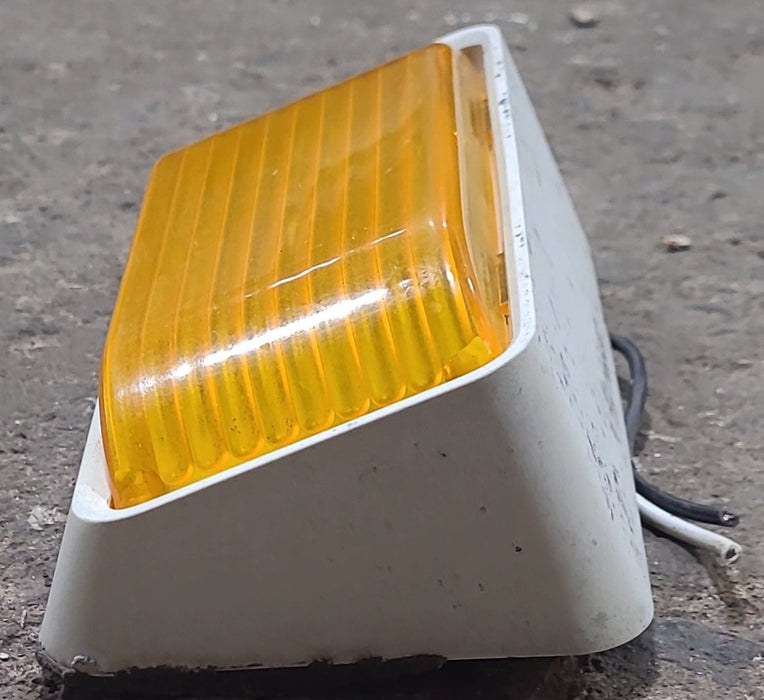 Used Porch Lights - Amber Lens - 6" X 3 1/2" - No Switch
