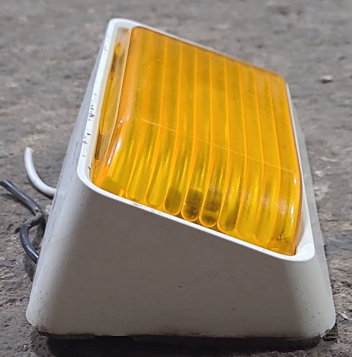 Used Porch Lights - Amber Lens - 6" X 3 1/2" - No Switch