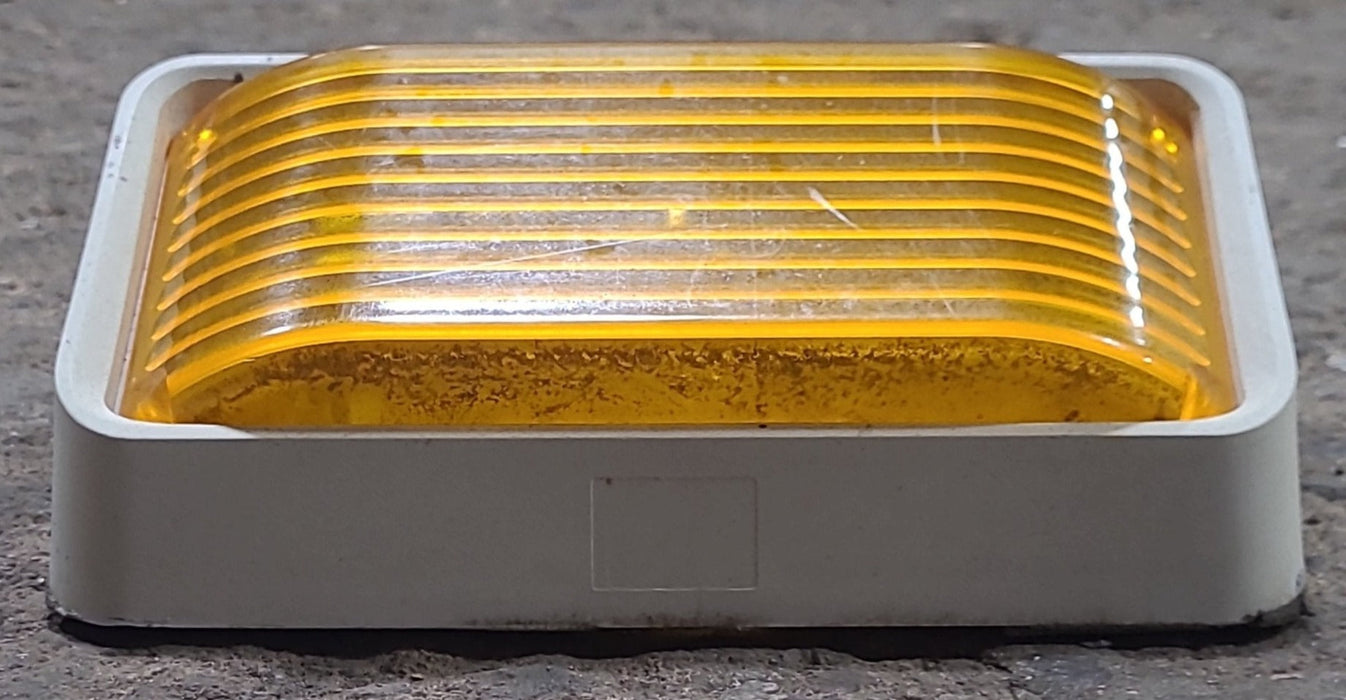 Used Porch Lights - Amber Lens - 6" X 3 1/2" - No Switch